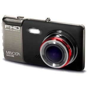 BRAND NEW IN BOX Minolta MNCD42 1080p Full HD Dash Camera with 4-Inch LCD Screen